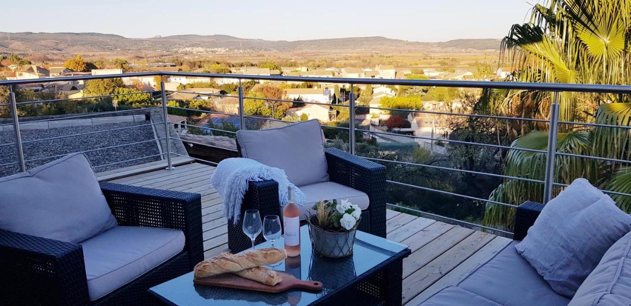 Beautiful Villa With A Stunning View Roujan Εξωτερικό φωτογραφία