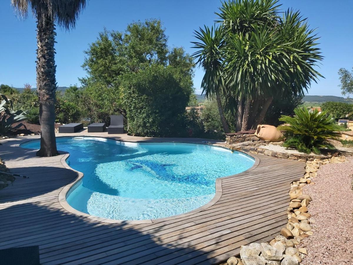 Beautiful Villa With A Stunning View Roujan Εξωτερικό φωτογραφία