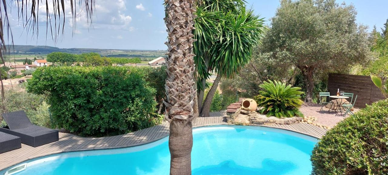 Beautiful Villa With A Stunning View Roujan Εξωτερικό φωτογραφία